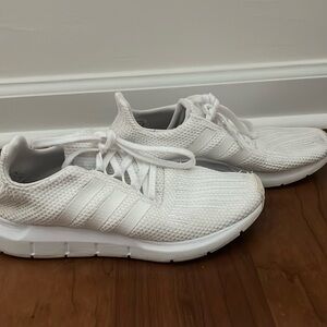 White Adidas Sneakers Size 6